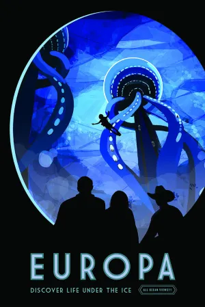Europa – NASA JPL Space Travel Poster
