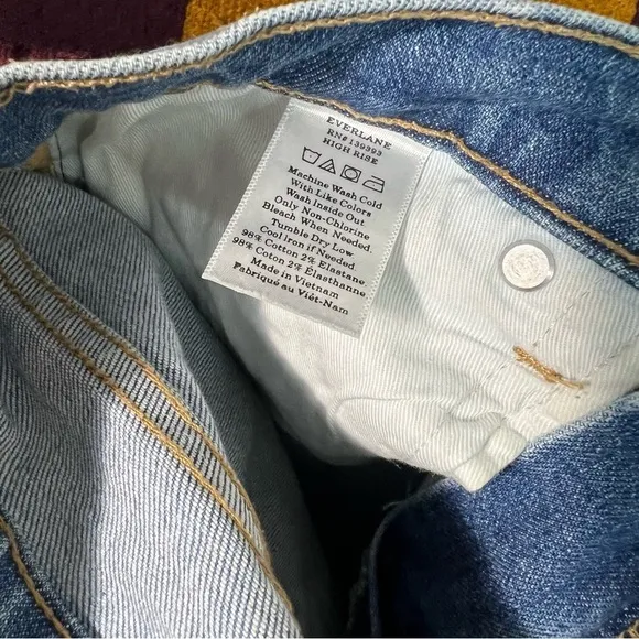 EVERLANE HIGH RISE SKINNY ANKLE JEANS SIZE 25