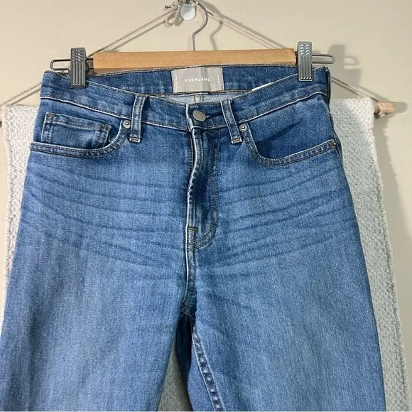 EVERLANE HIGH RISE SKINNY ANKLE JEANS SIZE 25
