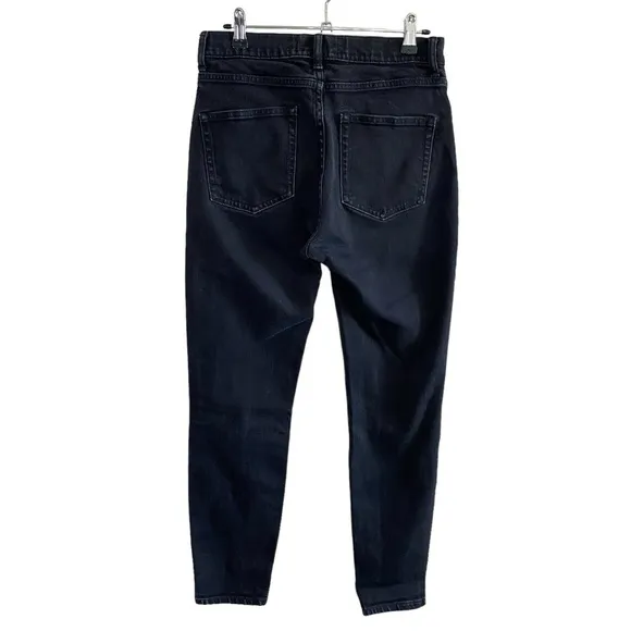 Everlane Washed Black High-Rise Skinny Jeans - Size 28