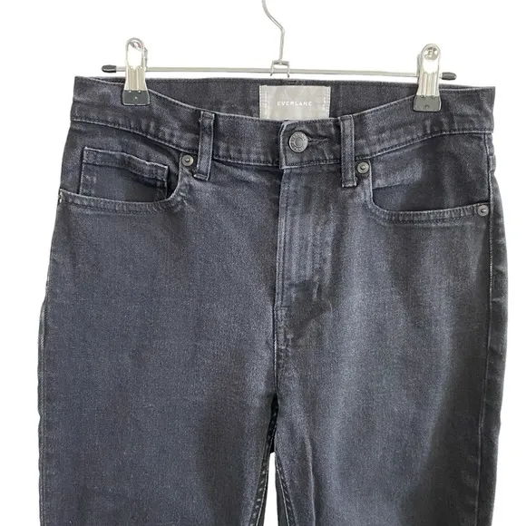 Everlane Washed Black High-Rise Skinny Jeans - Size 28