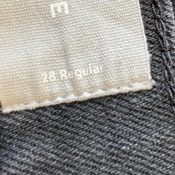 Everlane Washed Black High-Rise Skinny Jeans - Size 28
