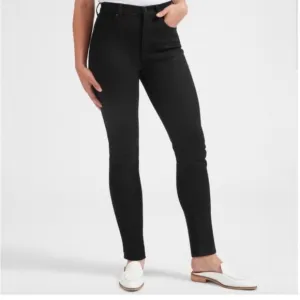 Everlane Washed Black High-Rise Skinny Jeans - Size 28