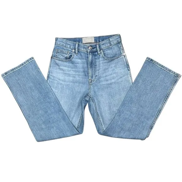 Everlane Women Jeans The Cheeky Bootcut Crop Size 25 Stretch Blue High Rise