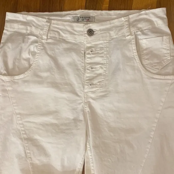 Femme Fatale Women’s White Skinny Jeans Size M