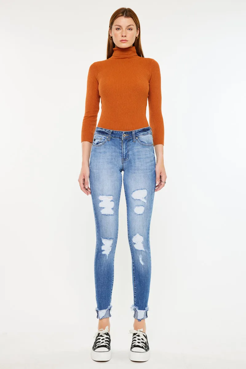 Florence Mid Rise Super Skinny Jeans