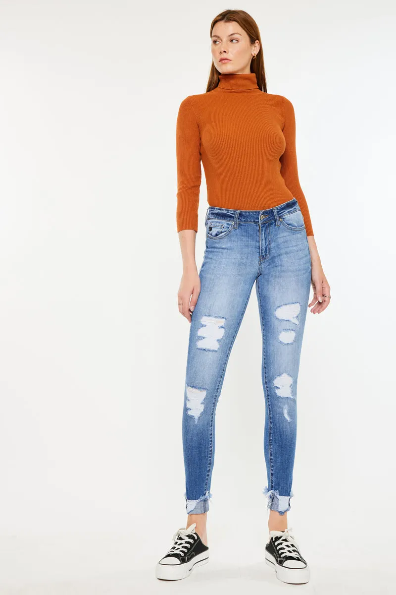 Florence Mid Rise Super Skinny Jeans