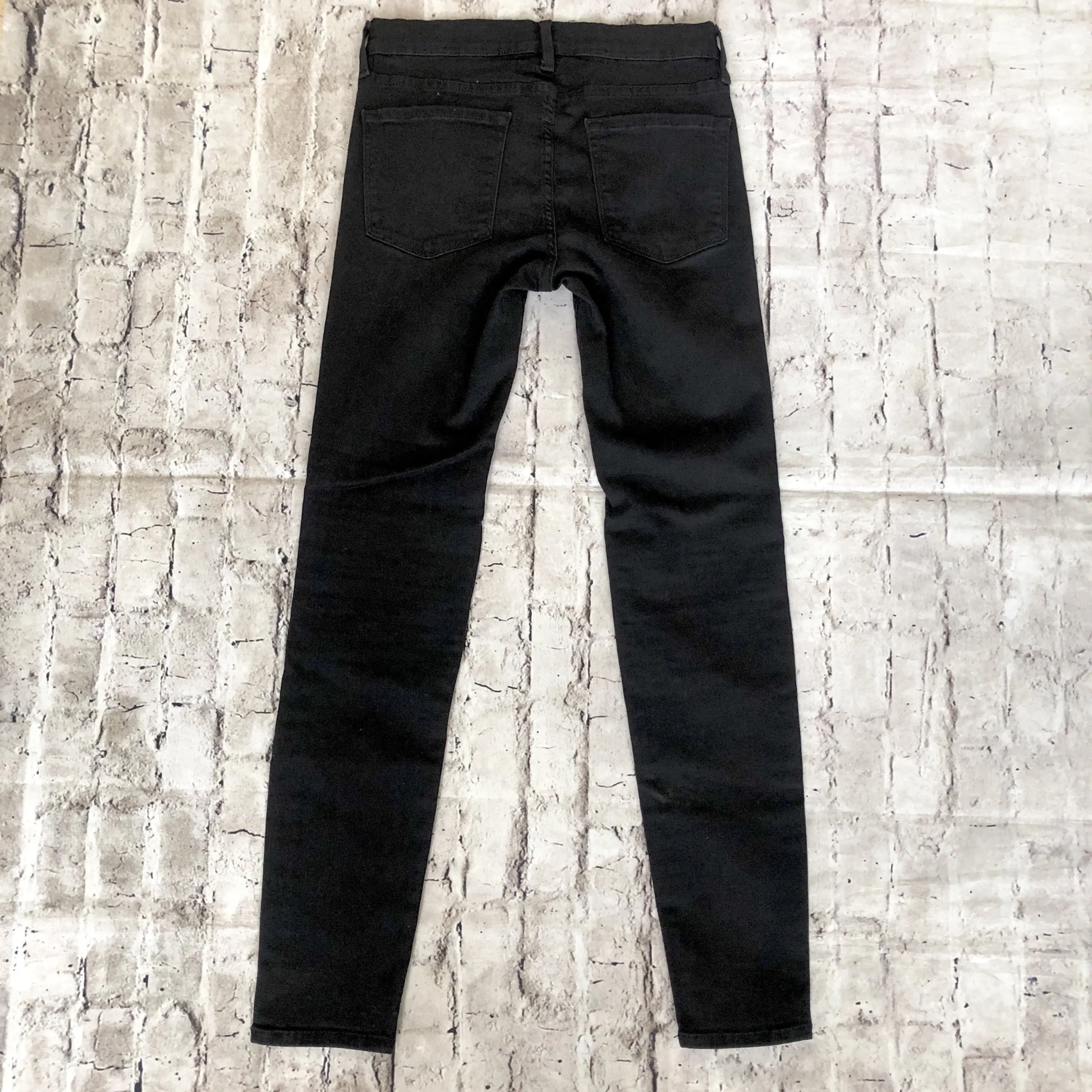 FRAME Black Denim Le Skinny De Jeanne Jeans Size 27