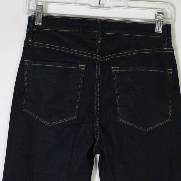 Frame Denim Ali High Rise Skinny Jeans Women 26 Dark Wash Blue High Rise Stretch