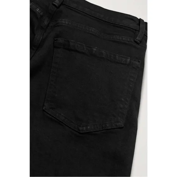 FRAME Le Vintage High Waist Raw Edge Bermuda Shorts