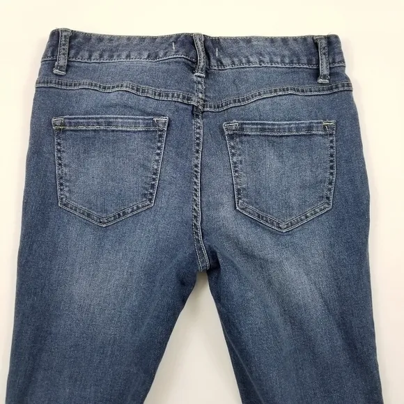 Free People dark wash skinny ankle zipper jeans size 26