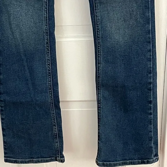 Free People We the Free Shayla Boot Cut Denim Blue Jeans Size 25 Western Boho
