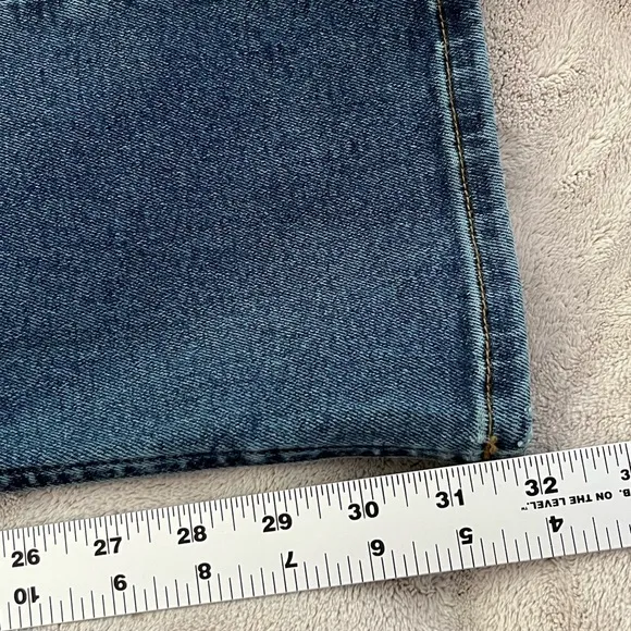 Free People We the Free Shayla Boot Cut Denim Blue Jeans Size 25 Western Boho