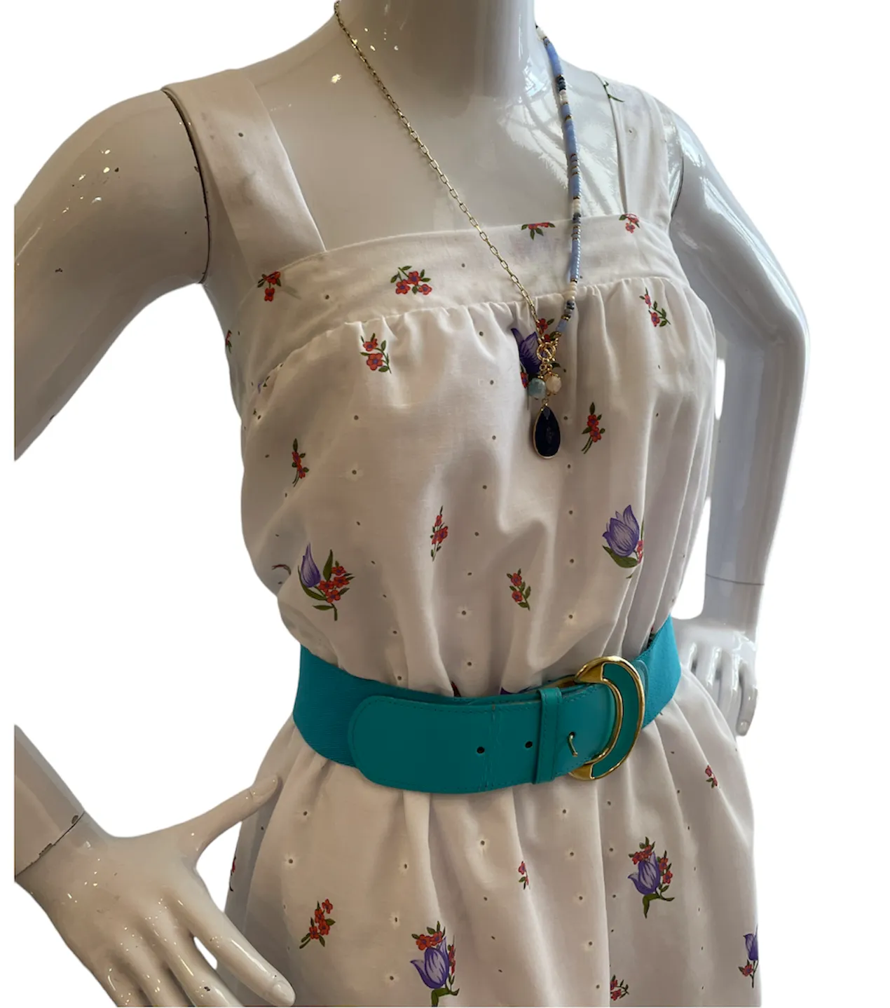 Fresh As a Daisy White Sleeveless Sun Dress