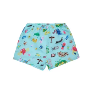 Funny Insects Printed Bermuda Swim Shorts