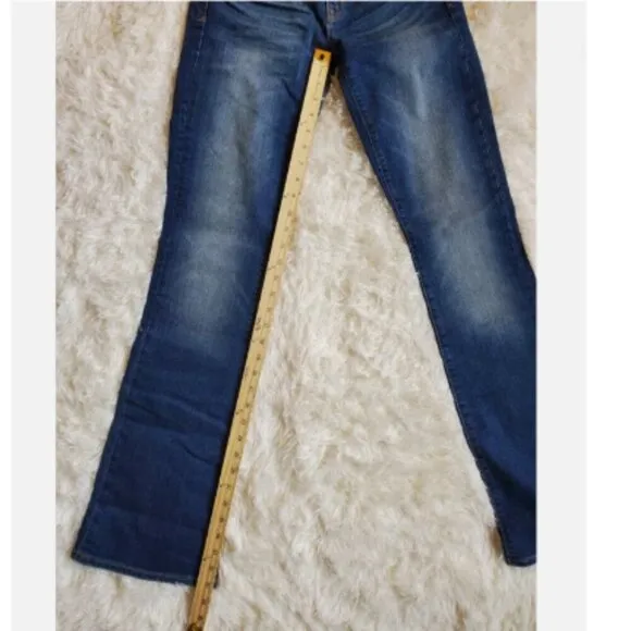 GAP Women's Curvy Low-Rise Medium Wash Bootcut Jeans Size 26/2 LONG RT$70