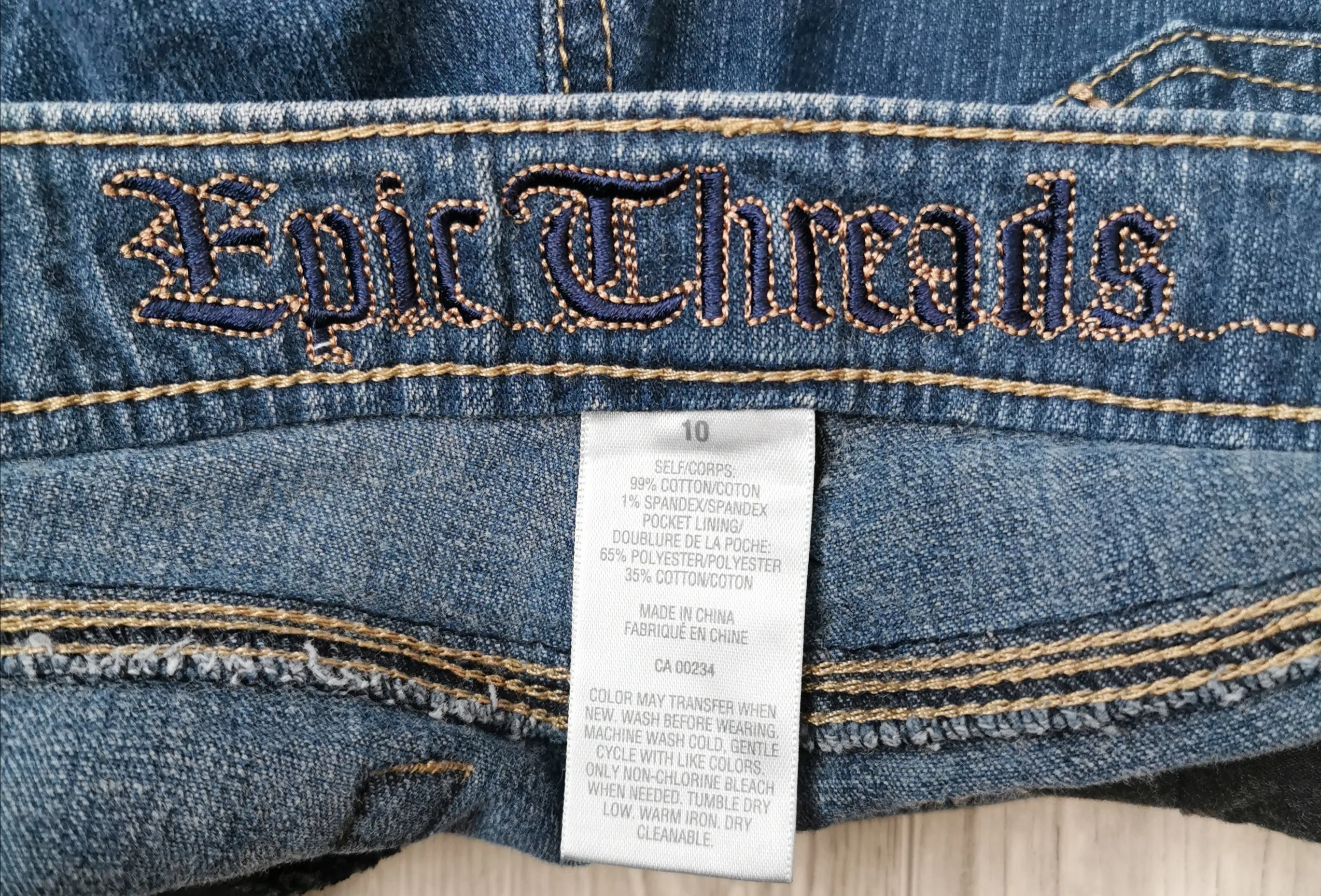 GIRL SIZE 10 YEARS - EPIC THREADS, Skinny Jeans EUC B55