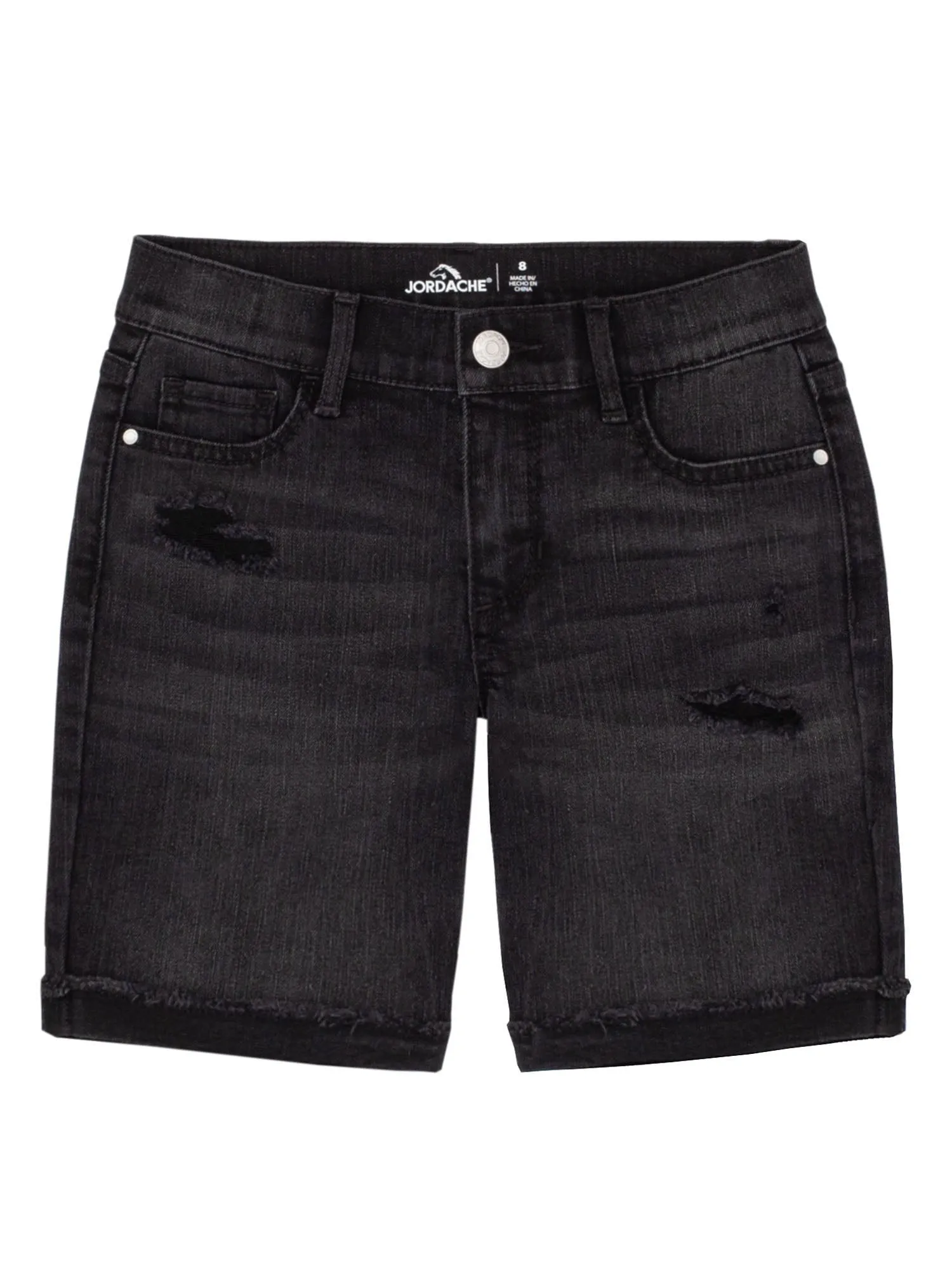 Girls Destructed Bermuda Short