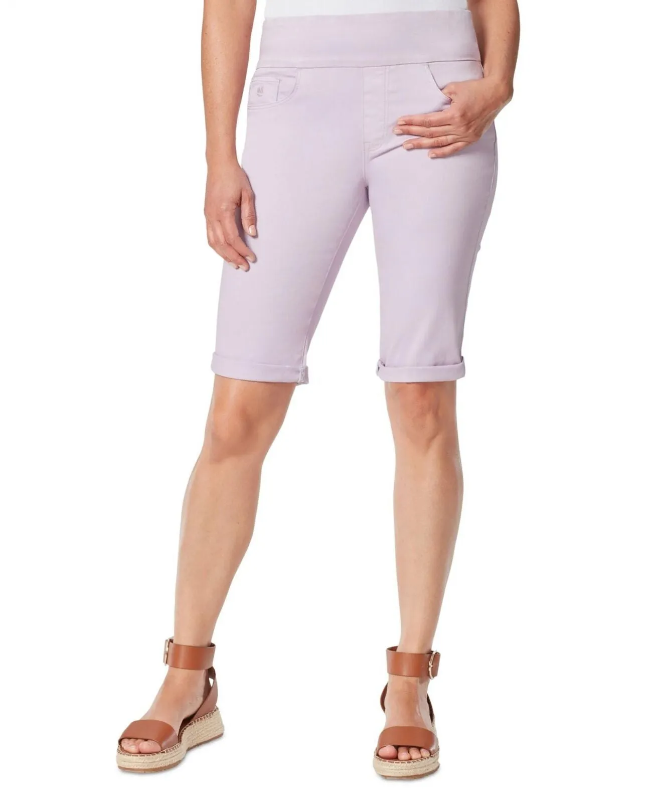 Gloria Vanderbilt Womens Pull-On Bermuda Classic Shorts 30162444