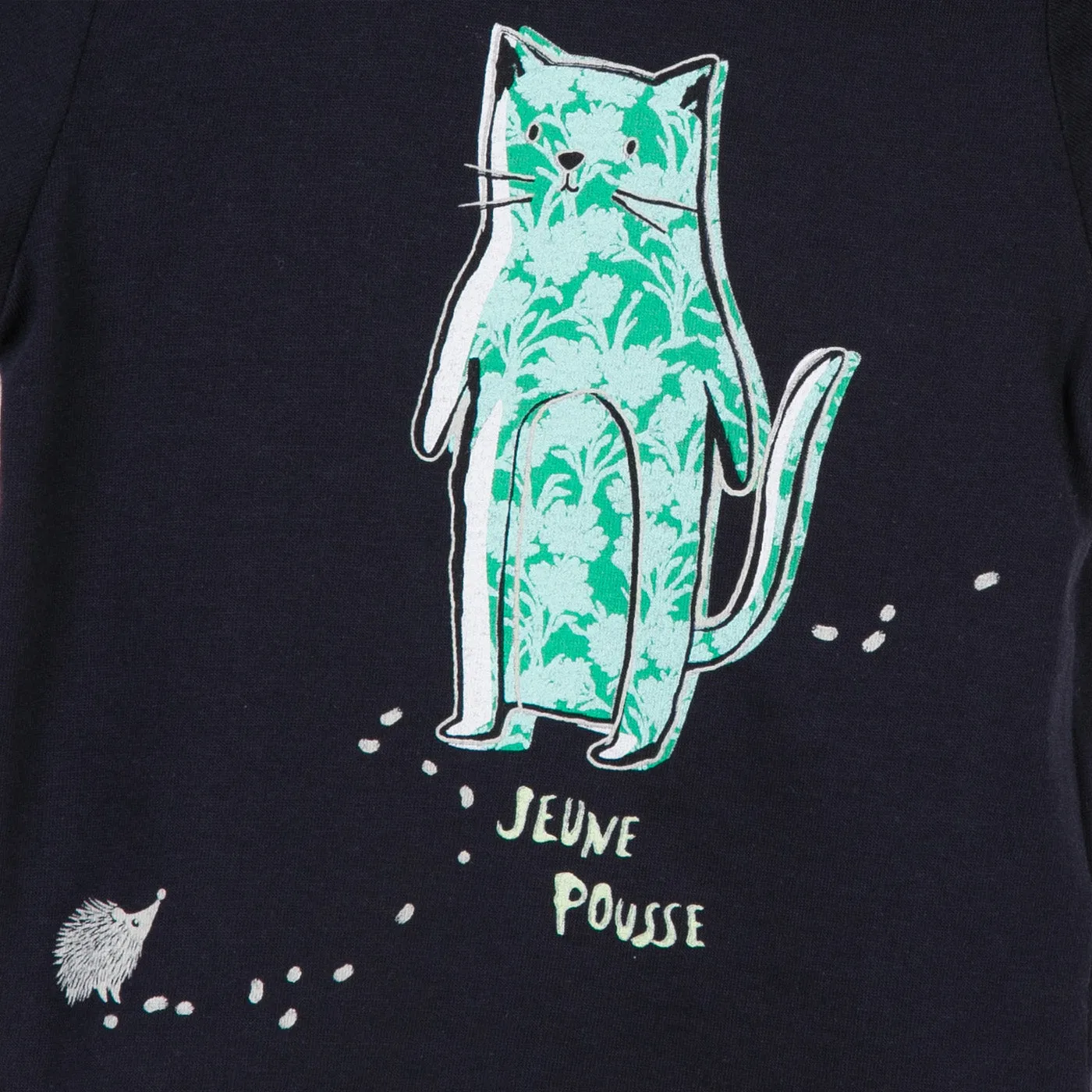 Glow-in-the-Dark T-Shirt Navy Blue