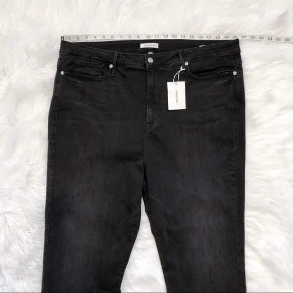 GOOD AMERICAN Ankle Lace Skinny Jeans! Retail $198