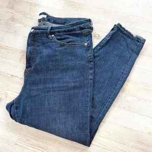 Good American Good Legs Skinny Ankle Jeans | Indigo437 Size 22