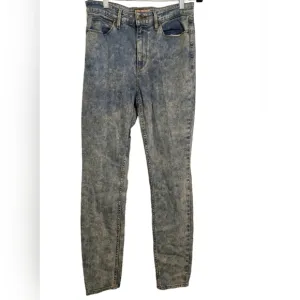 Guess Size 30 Vintage Skinny Acid Wash Jeans
