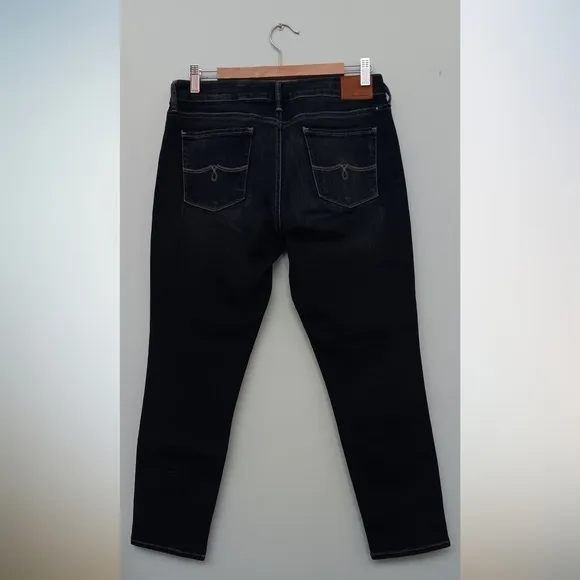 H&amp;M &amp;Denim Shaping Modelant Skinny Regular Waist Jeans Dark Blue 32