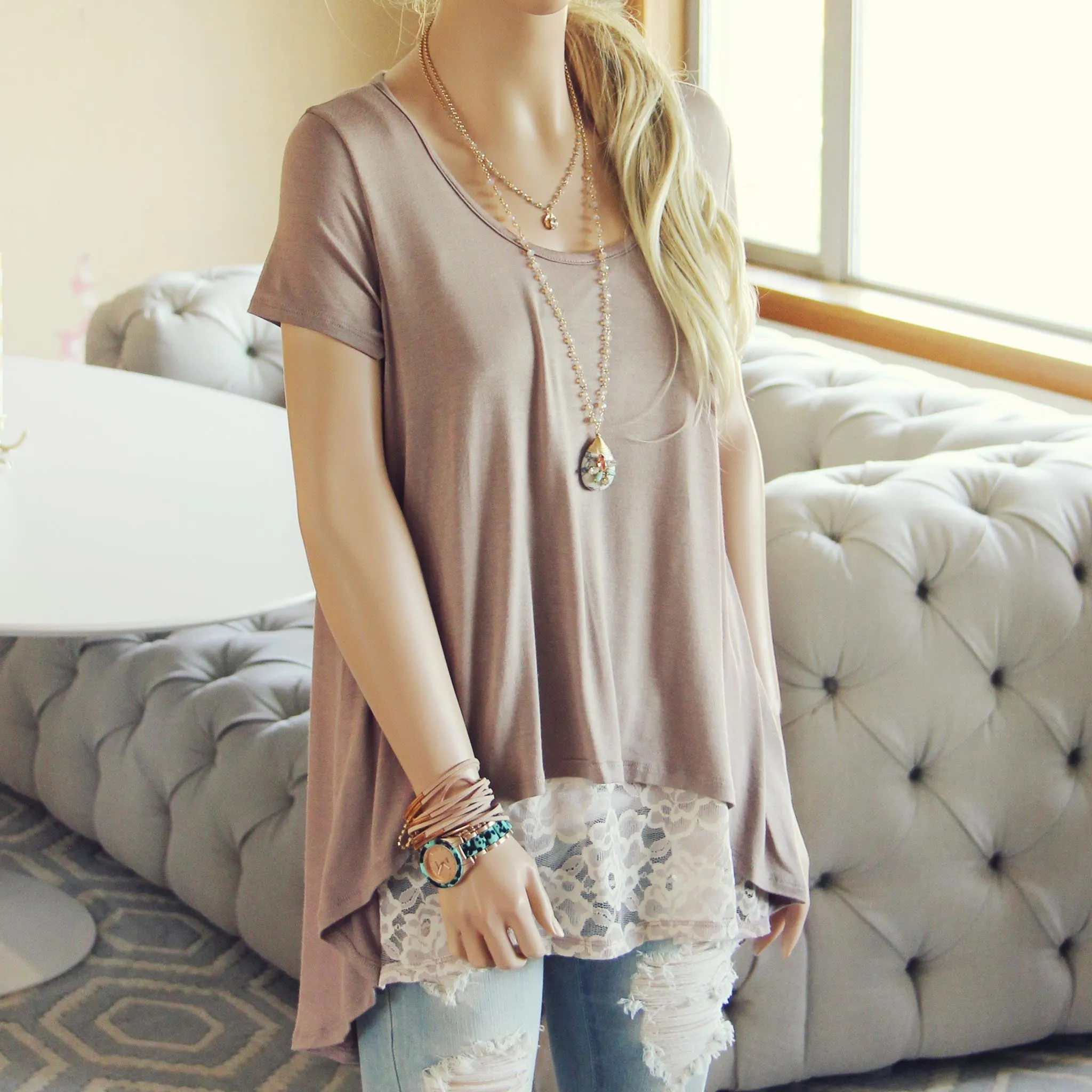Hawkens Lace Tee