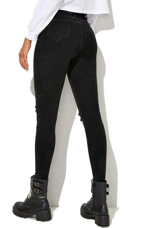 High Waist Skinny Jeans