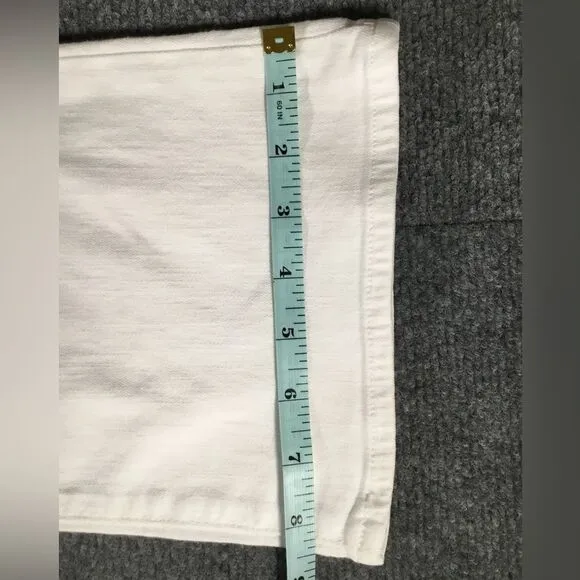 Hudson Blair high rise bootcut crop white jeans size 27