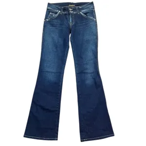 Hudson Dark Blue Denim Jeans- Bootcut - Y2K-Lightly Distressed- Size 29