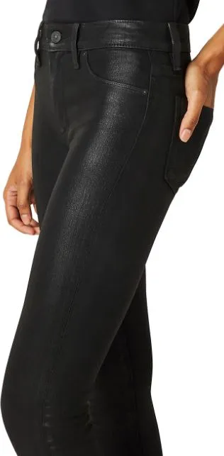 Hudson - Nico Mid-Rise Super Skinny Ankle Jean - Noir