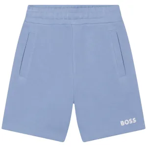 Hugo Boss Blue Sweat Shorts