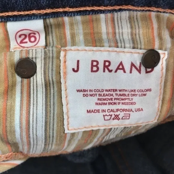 J Brand Blue Pencil Skinny Jeans size 26 x 31