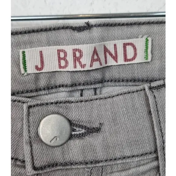J Brand Gray Skinny Leg Jeans in Starr 26