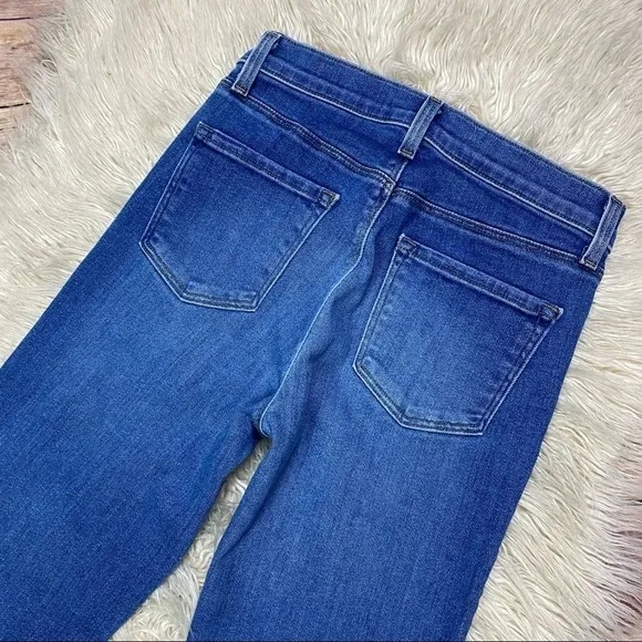 J Brand | ‘Sallie’ Raw Released Hem Bootcut Jeans