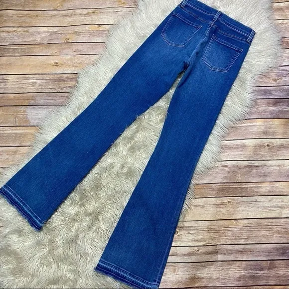 J Brand | ‘Sallie’ Raw Released Hem Bootcut Jeans