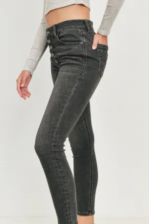 J16 5 BUTTON WASH SKINNY JEANS