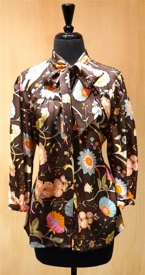 James Coviello Snow White Flower Blouse
