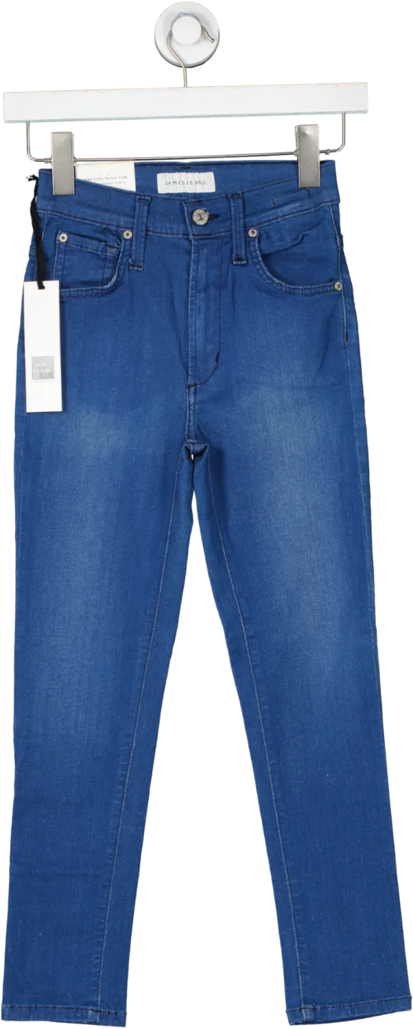 James Jeans Blue High Rise Skinny Crop Jeans BNWT W24