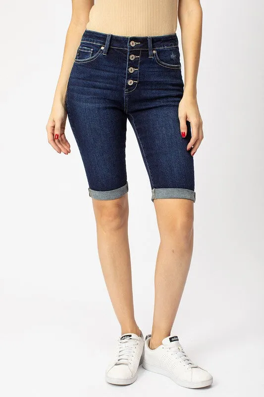 Jamie High Rise Bermuda Shorts - Final Sale