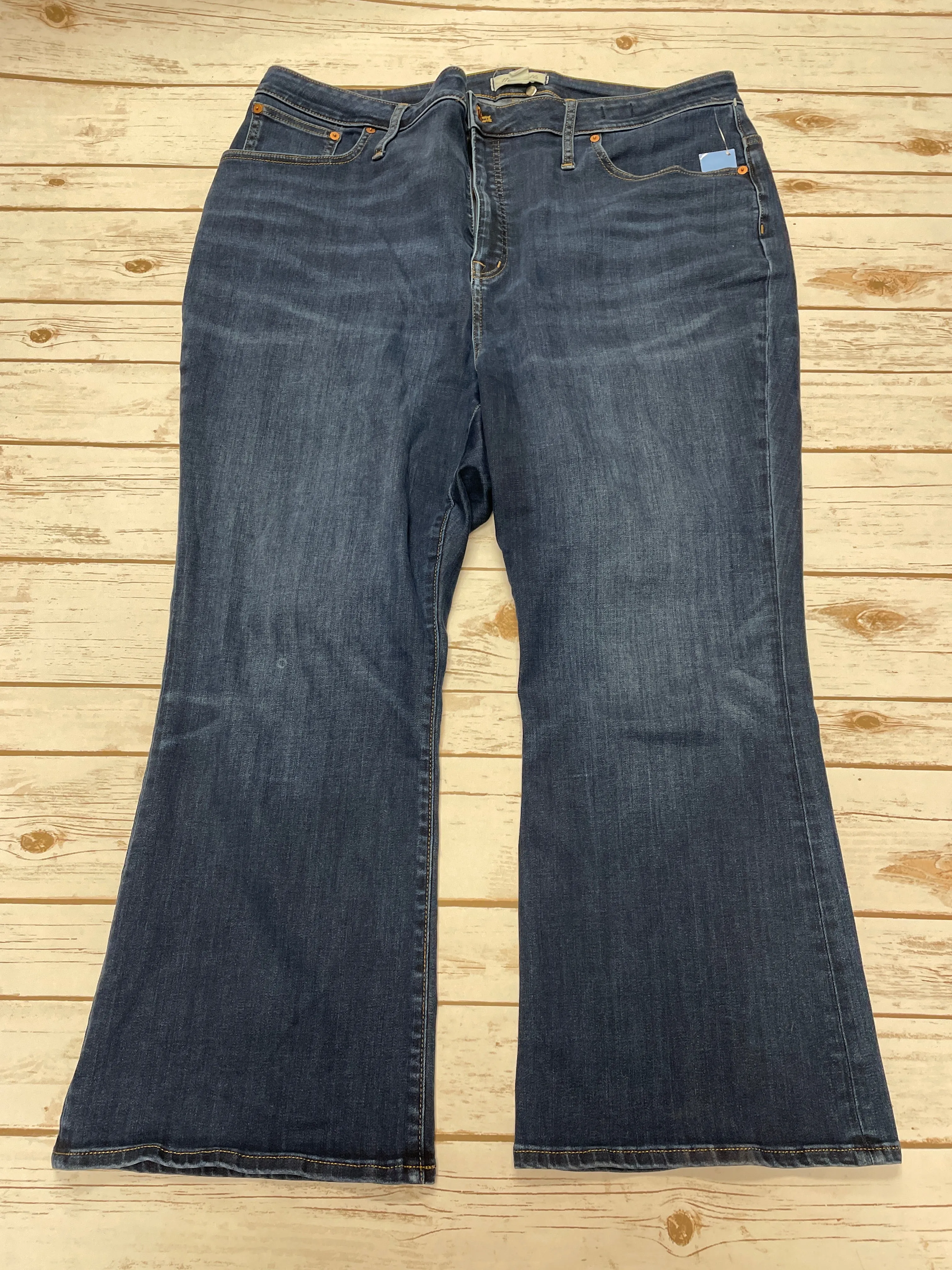 Jeans Boot Cut By Madewell In Blue, Size: 20