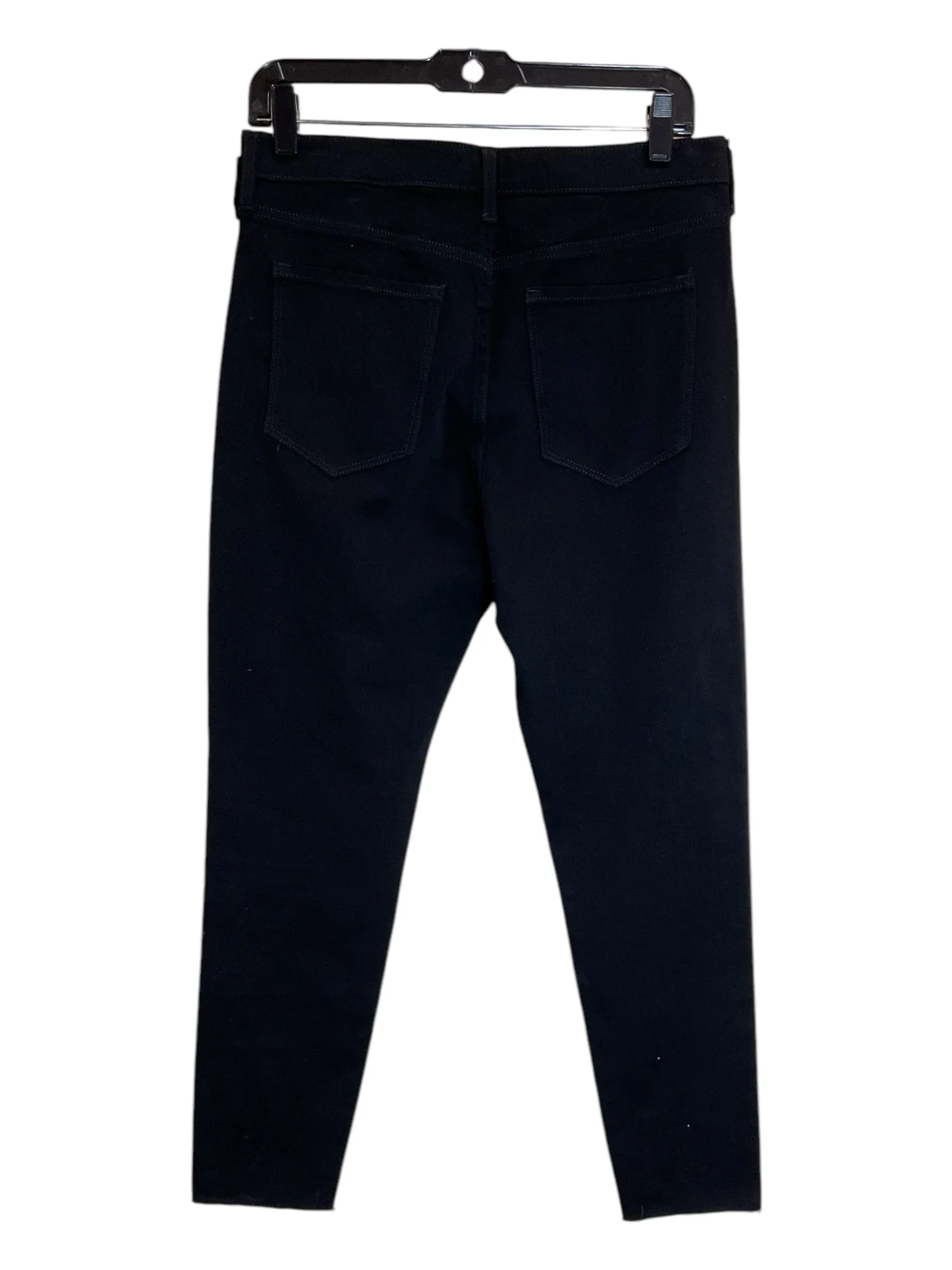 Jeans Skinny By Banana Republic In Black, Size: 8