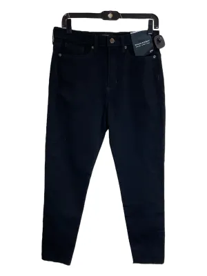 Jeans Skinny By Banana Republic In Black, Size: 8