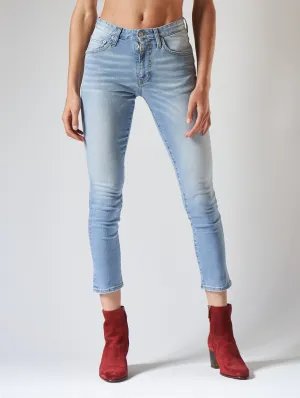 JOAN SKINNY JEANS IN LIGHT BLUE - Woman