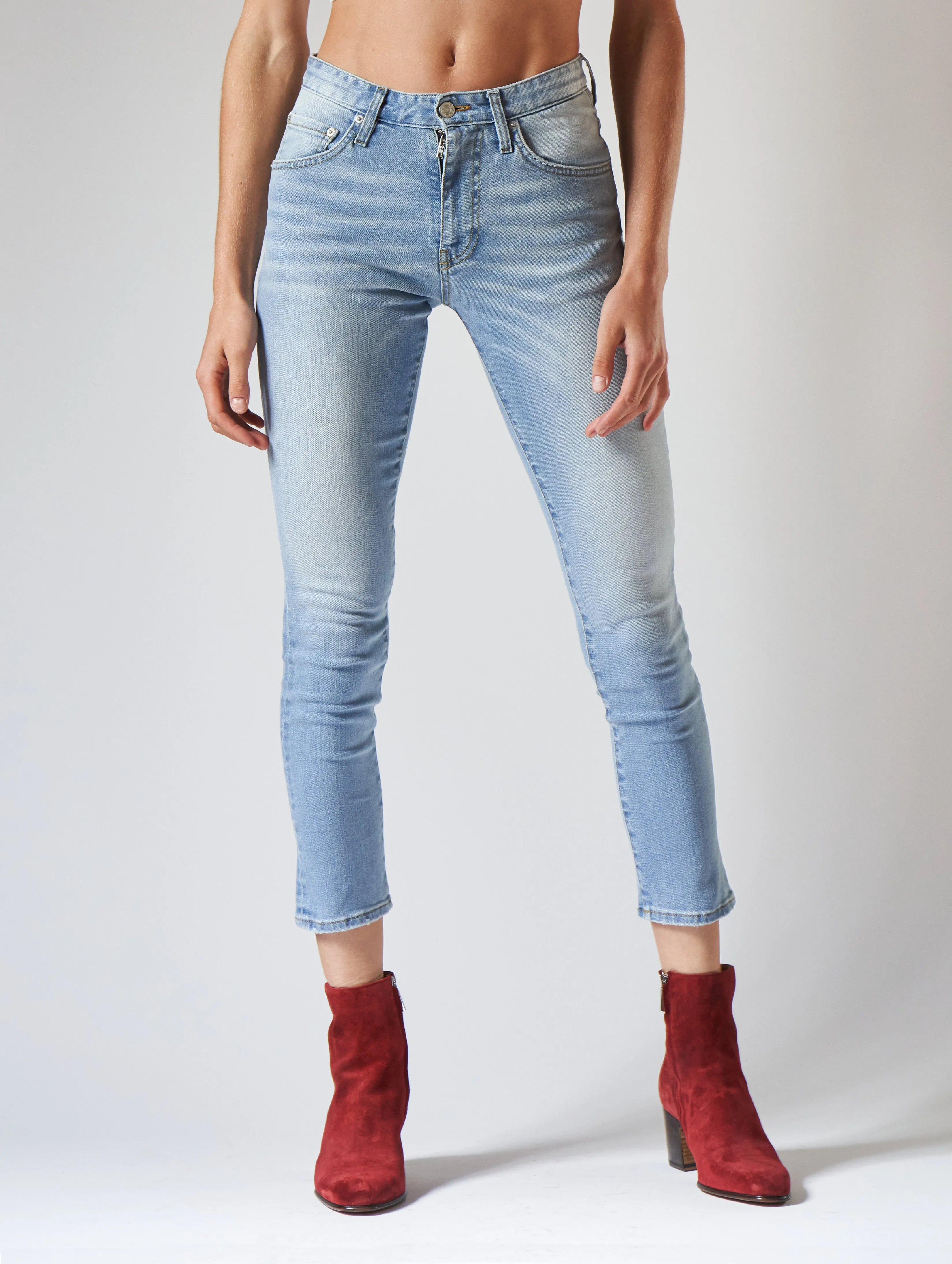 JOAN SKINNY JEANS IN LIGHT BLUE - Woman