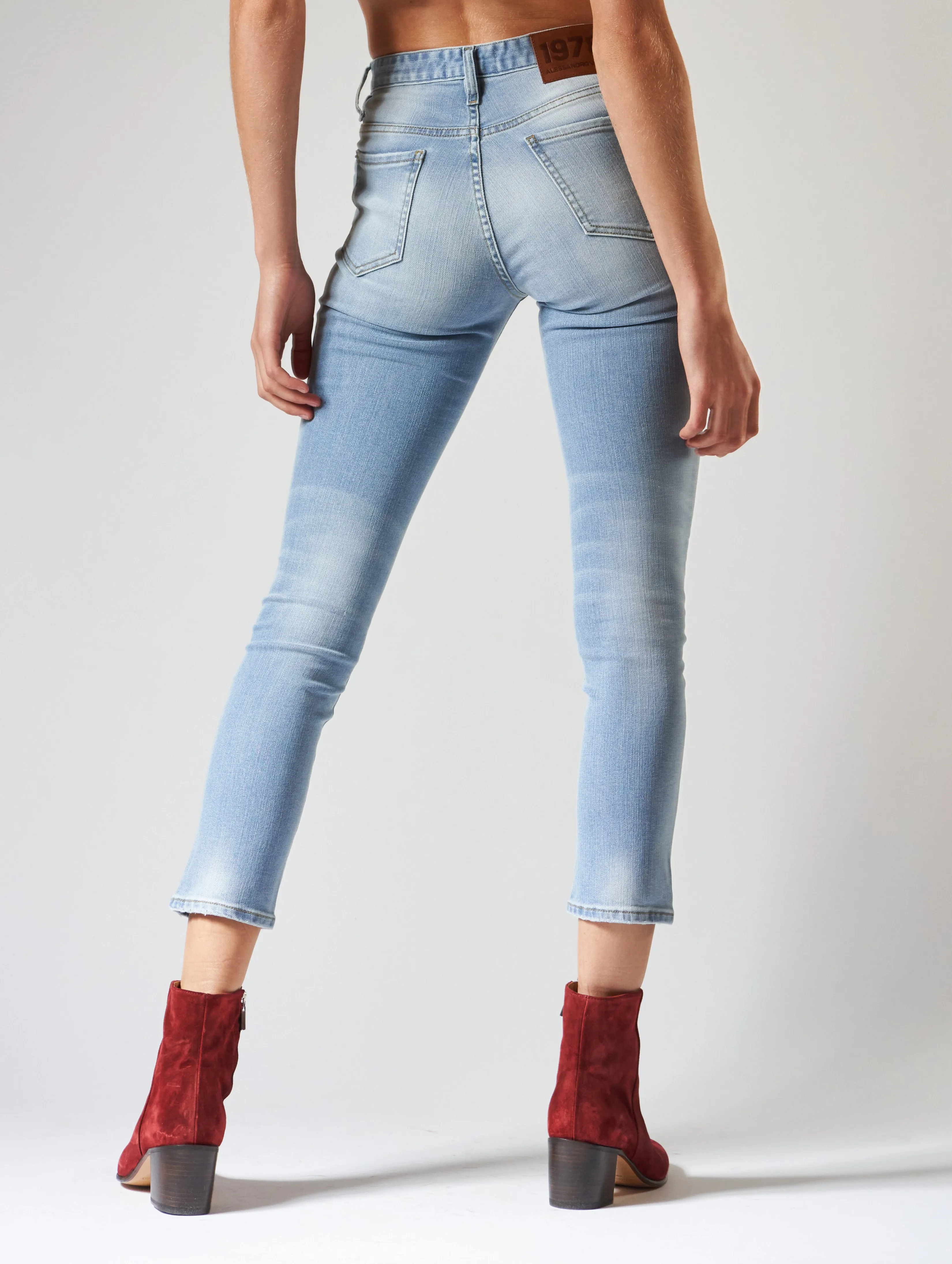 JOAN SKINNY JEANS IN LIGHT BLUE - Woman