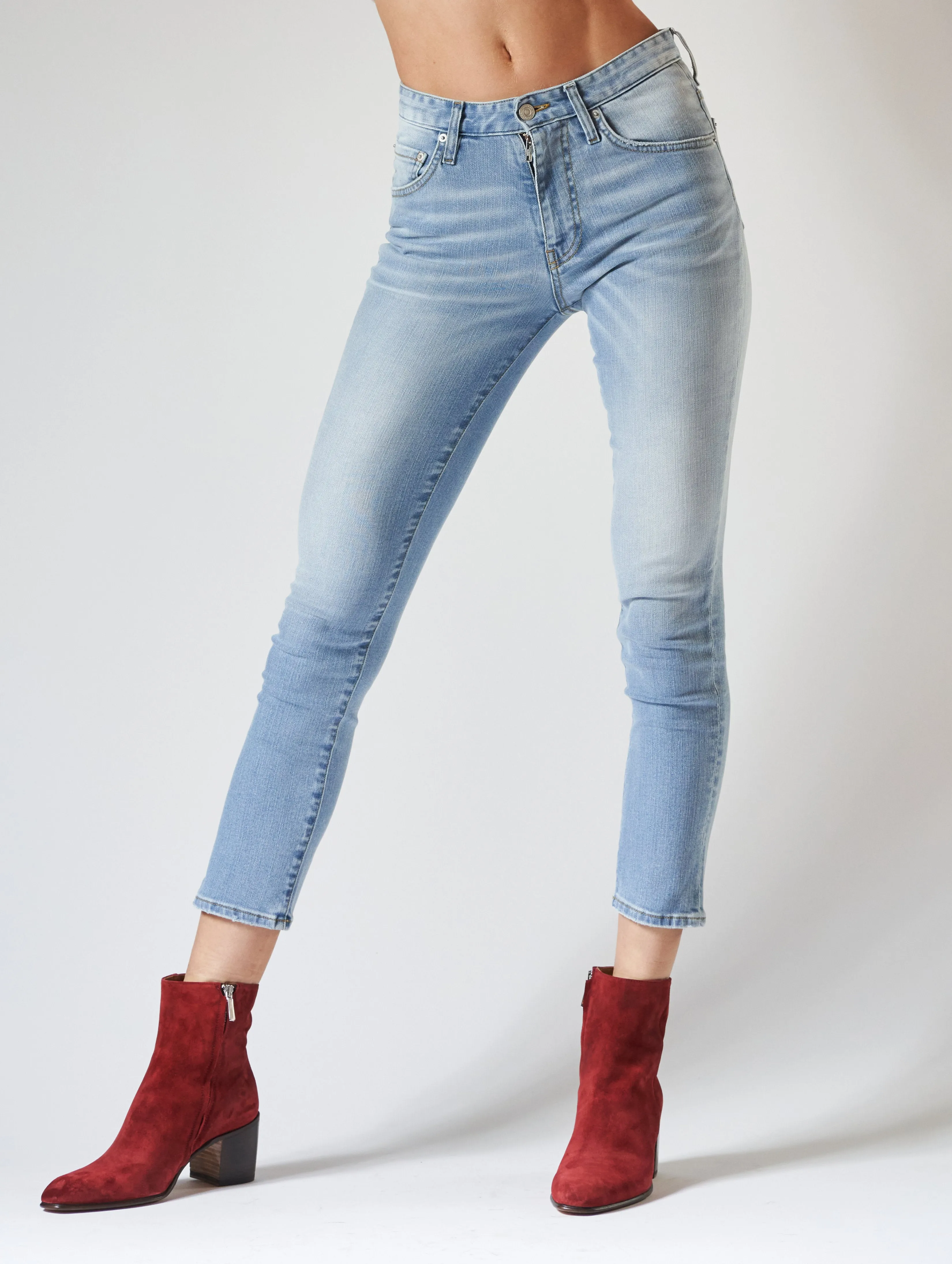 JOAN SKINNY JEANS IN LIGHT BLUE - Woman
