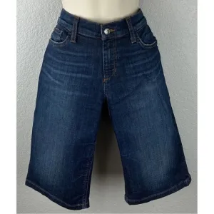 Joe’s Jeans Bermuda Shorts Paulina Blue Faded Denim Size 27 Waist / Inseam 11